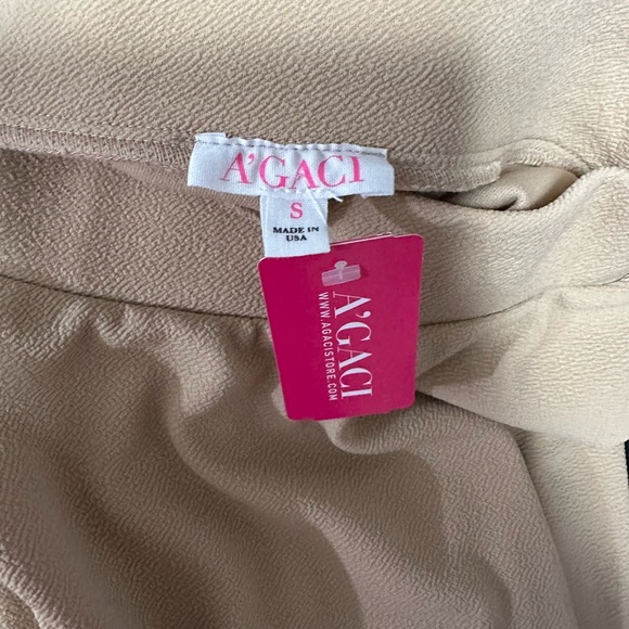 High waist Mini Skirt Tan - Picture 3 of 3